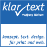 Logo - Klartext Inhaber: Wolfgang Weinert